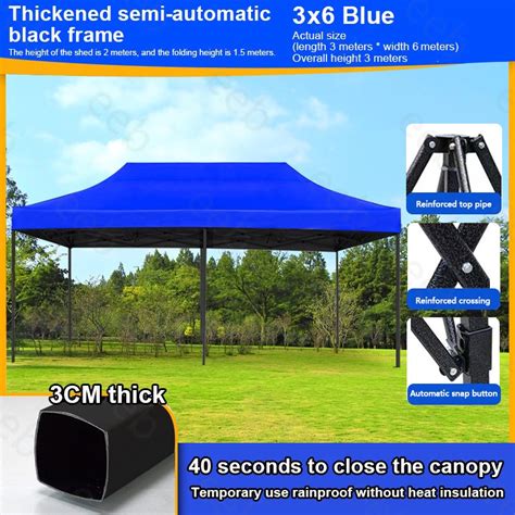 Fabrimetrics Heavy Duty Retractable Tent 3x3M/3x4.5M/3x6M .